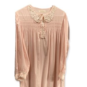 Vintage Donnie Flora Barbizon Feathaire Womens Nightgown Large